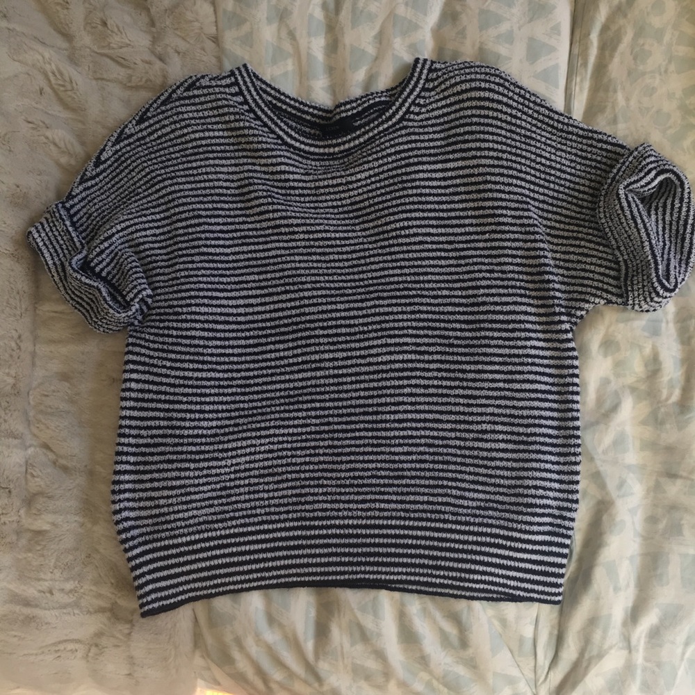 J.Crew cuff sleeve knit top